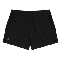 HIGH WAISTED DRAWSTRING SIDE POCKET SPLIT SHORTS