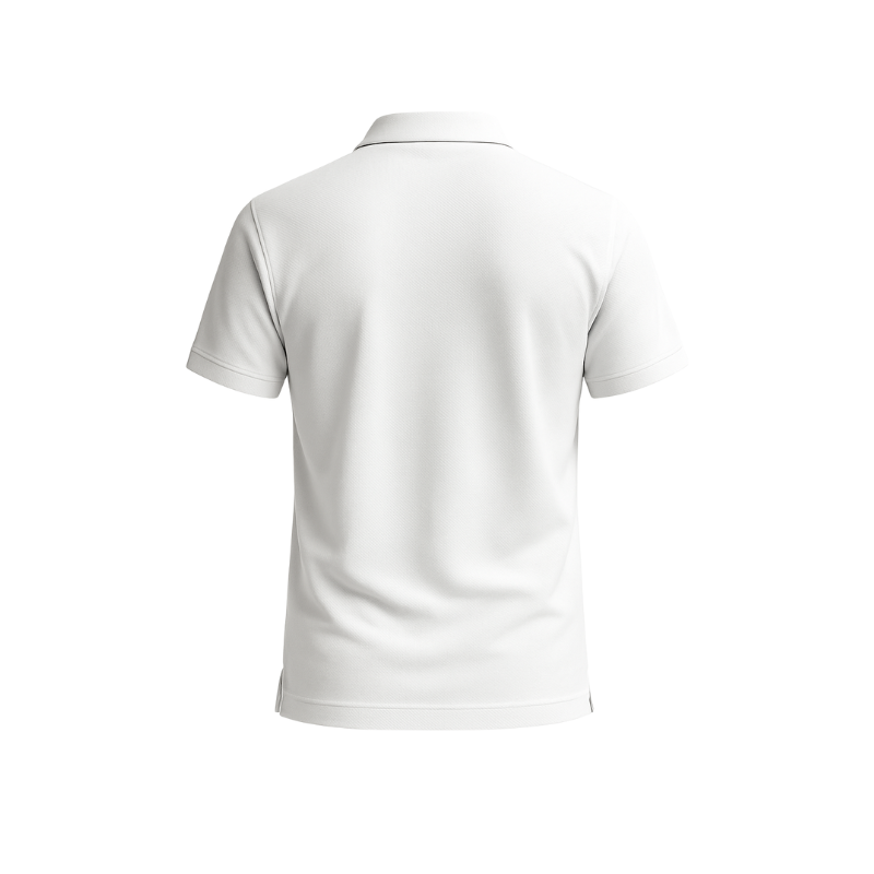 EMBROIDERED LOGO POLO SHIRT WHITE
