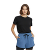 WOMEN'S DOUBLE LAYER SPLIT SHORTS