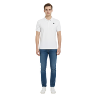 EMBROIDERED LOGO POLO SHIRT WHITE