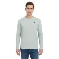 WAFFLE CREW NECK LONG-SLEEVE T-SHIRT