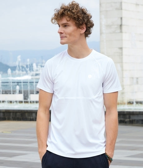 MENS FUNDAMENTAL ZIP DETAIL T-SHIRT