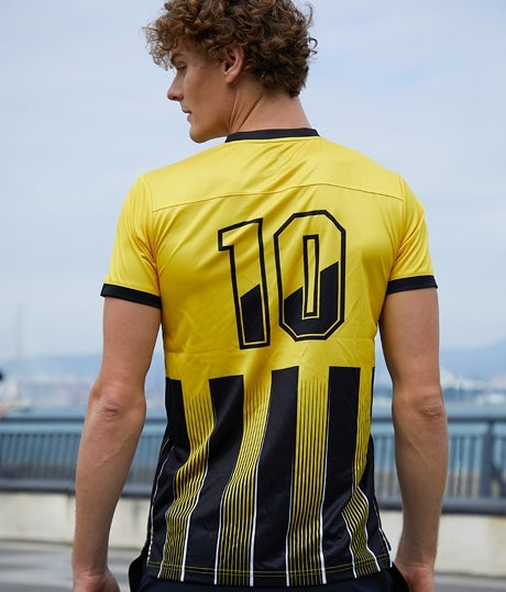 MENS STRIPED DRYFIT FOOTBALL JERSEY