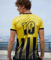 MENS STRIPED DRYFIT FOOTBALL JERSEY