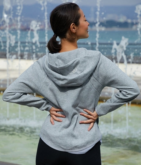 WOMENS ESSENTIALS FULL ZIP HOODIE