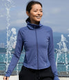 WOMENS ZIP UP STRETCHY WORK OUT TRACK JACKET