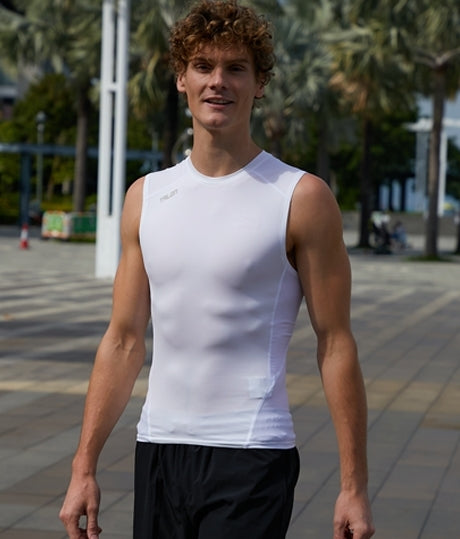 MENS SLEEVELESS COMPRESSION SHIRT