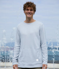 MEN WAFFLE KANGAROO POCKET TEE