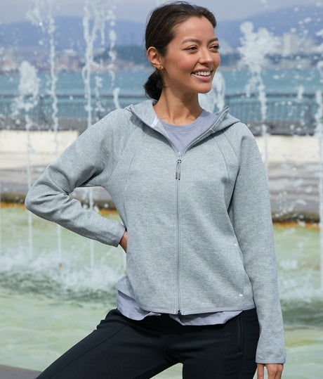 WOMENS ESSENTIALS FULL ZIP HOODIE