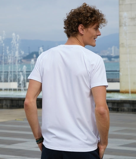 MENS FUNDAMENTAL ZIP DETAIL T-SHIRT