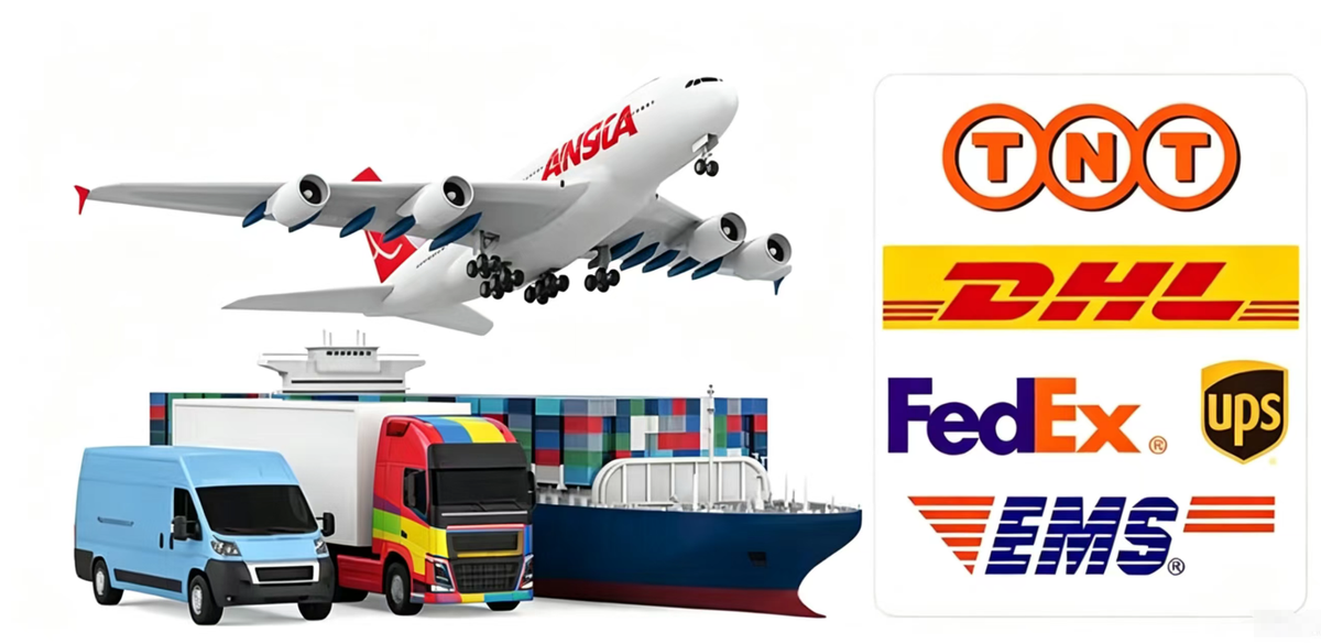 Global logistics — air freight, sea freight, and road transport