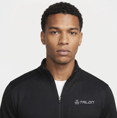 Talon black performance cardigan