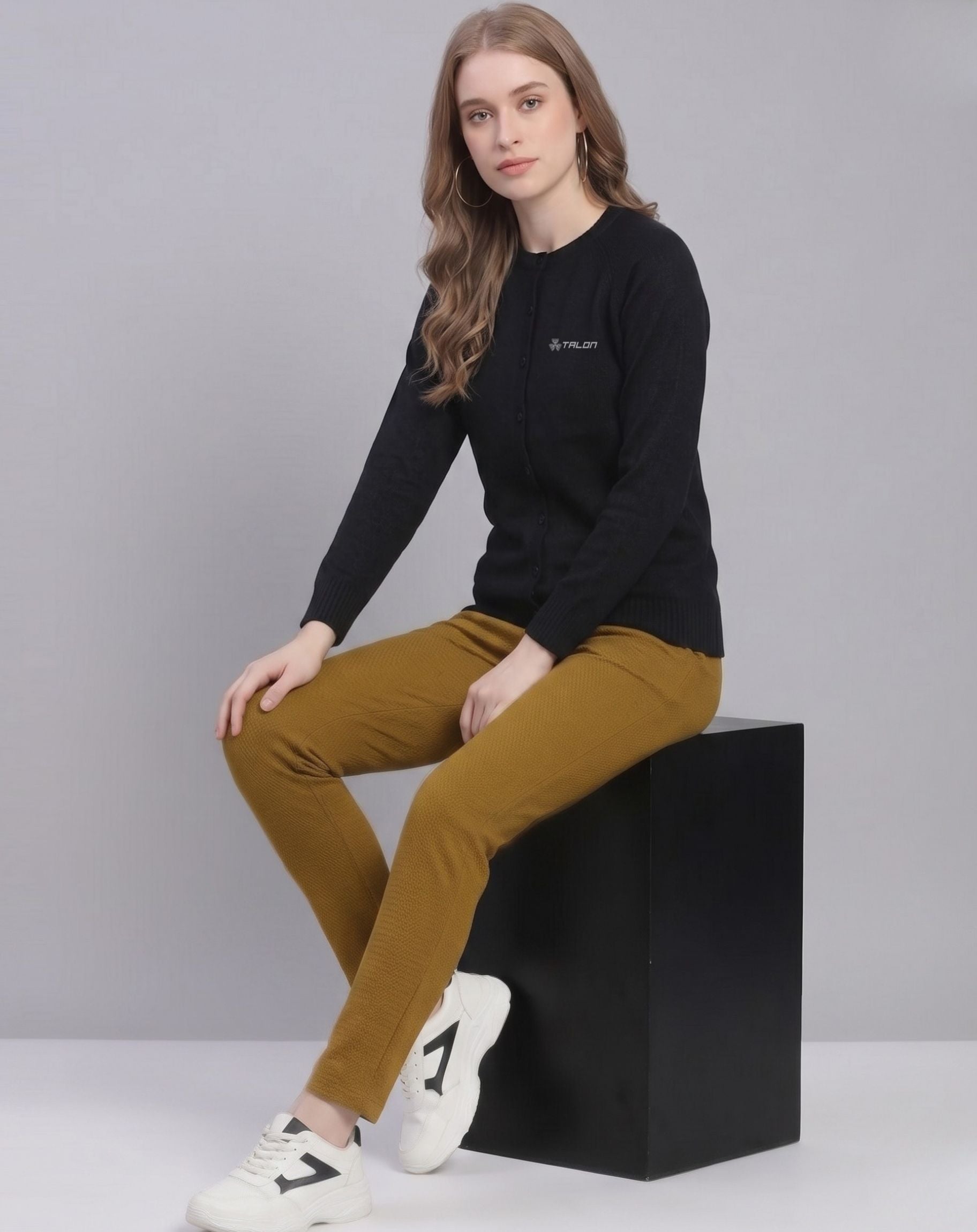 Talon Elysian Mock-Neck Cardigan