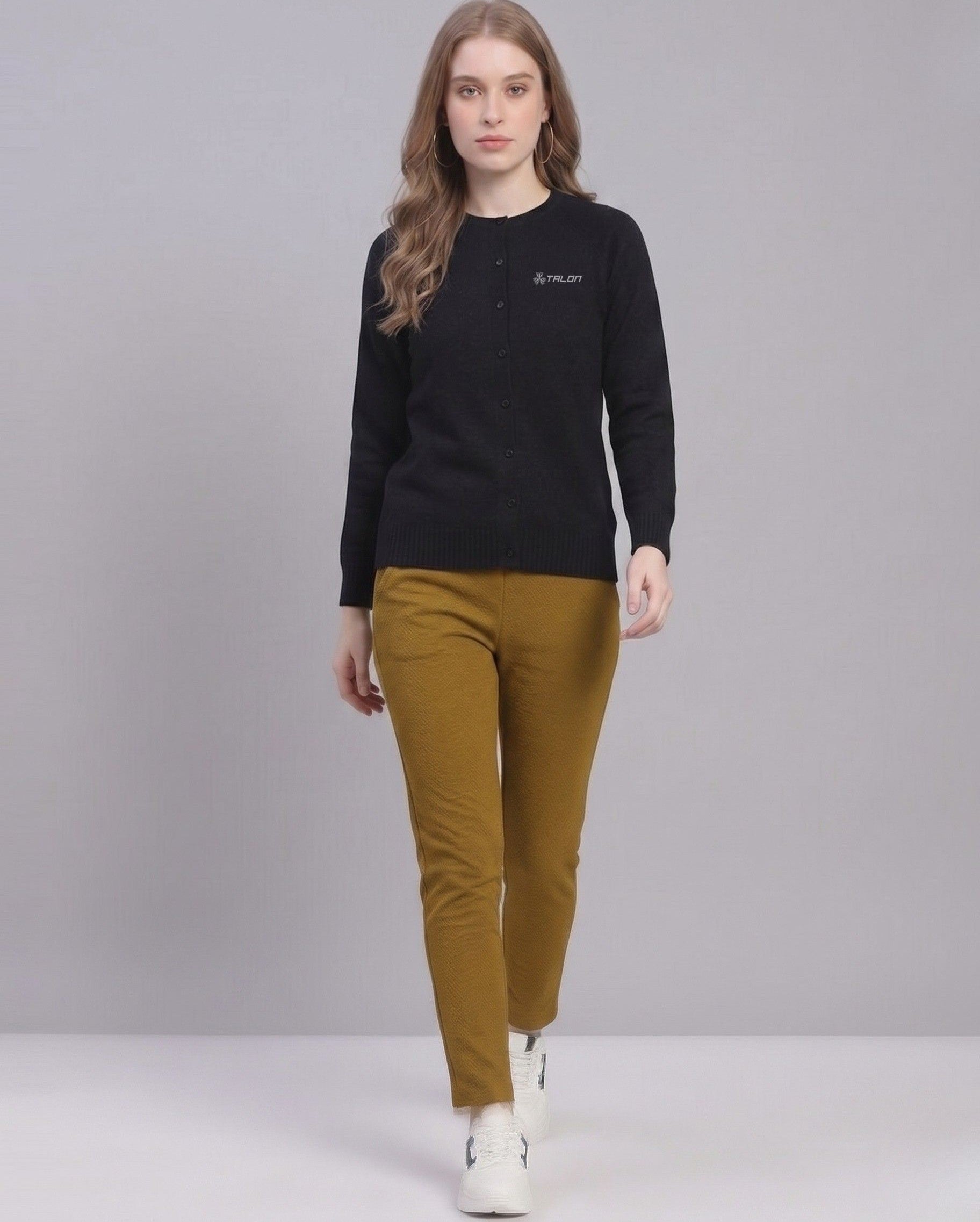 Talon Elysian Mock-Neck Cardigan