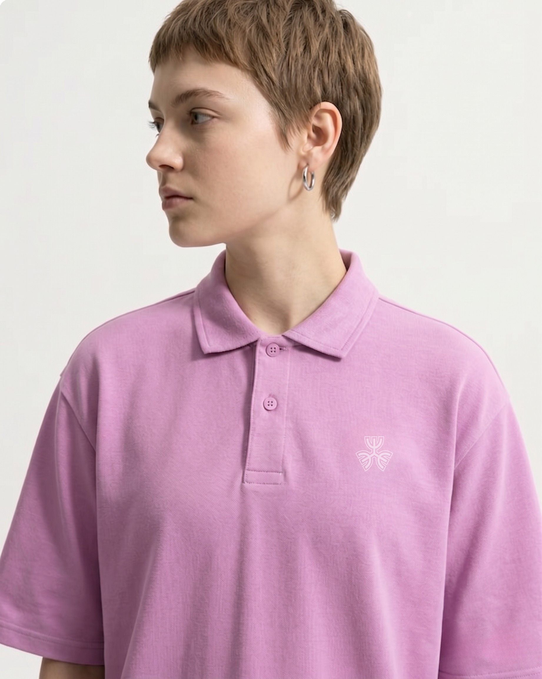 Talon Blush Pink Polo T-Shirt