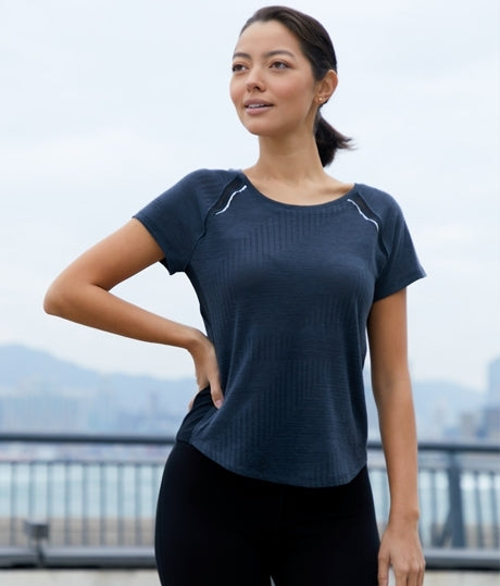 WOMENS ACTIVE TEE WITH RAGLAN SLEEVES
