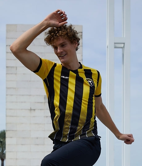 MENS STRIPED DRYFIT FOOTBALL JERSEY
