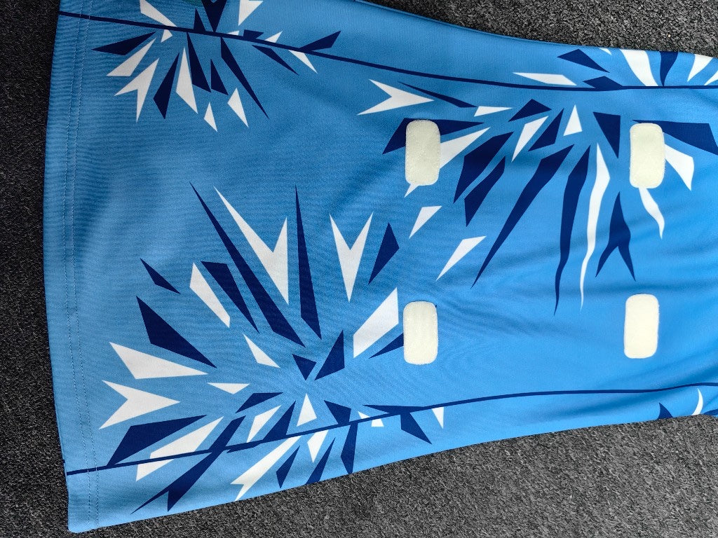 Vivid example of complex direct-to-garment digital printing results.